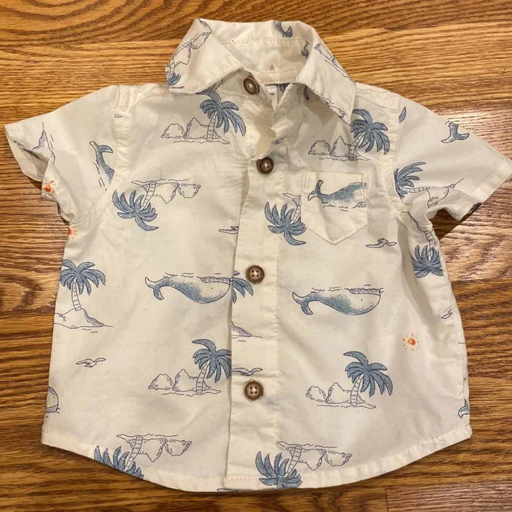 Newborn button down set - Picture 4 of 8